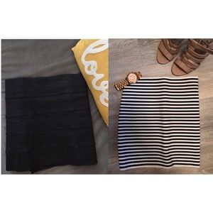 2 Pleasure Doing Business skirts. 1 is brand new